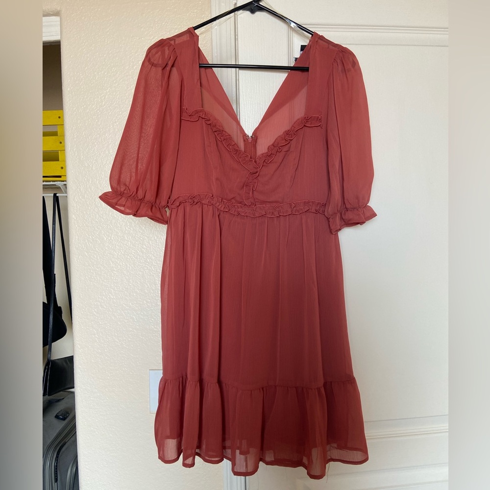 Trixxi - Orange Dress Size M